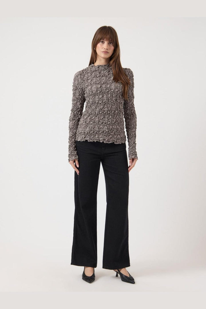 Y.A.S - Yasmera Ls Top - 4966181 Taupe Gray