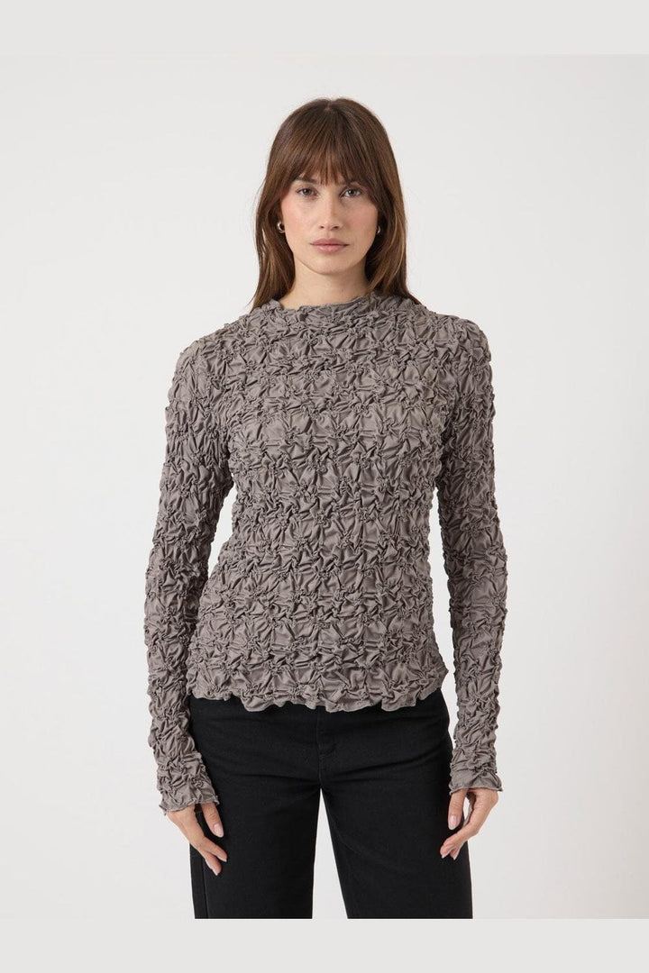 Y.A.S - Yasmera Ls Top - 4966181 Taupe Gray