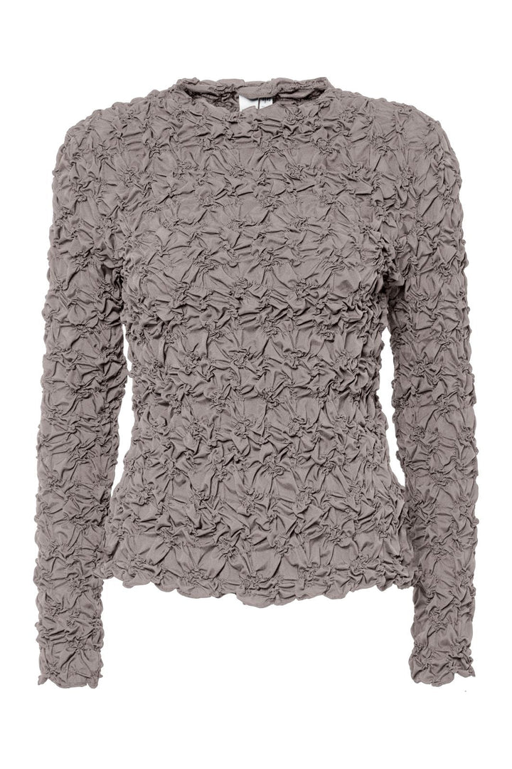 Y.A.S - Yasmera Ls Top - 4966181 Taupe Gray