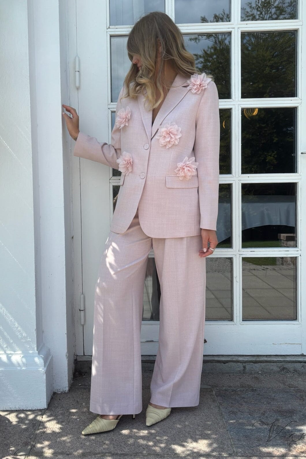 YAS - Yasmimi Ls Flower Blazer - 5014905 Rose Smoke Blazere 