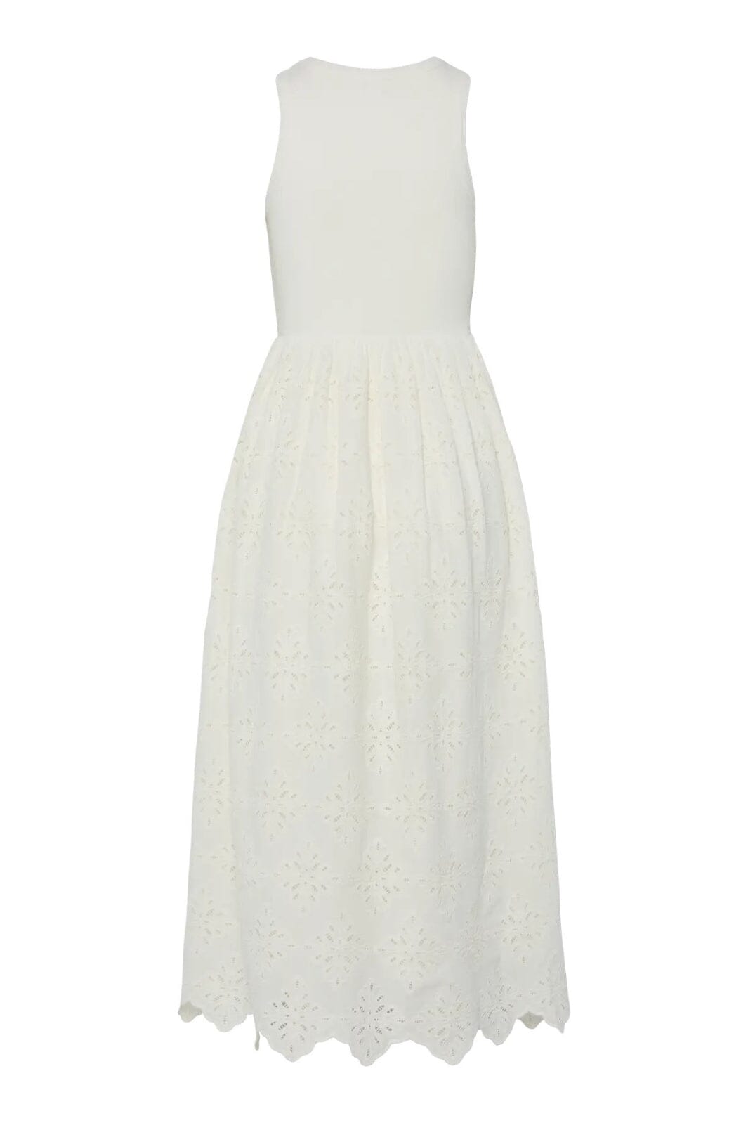 Y.A.S - Yasmiri Sl Long Embroidery Dress - 4849135 Star White