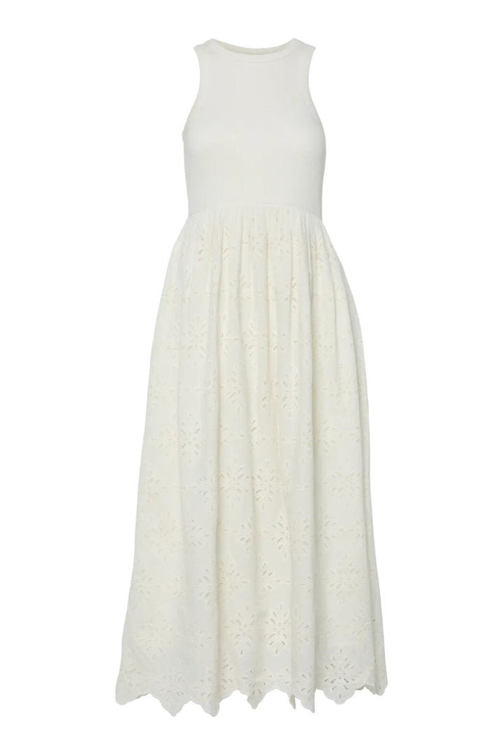 Y.A.S - Yasmiri Sl Long Embroidery Dress - 4849135 Star White