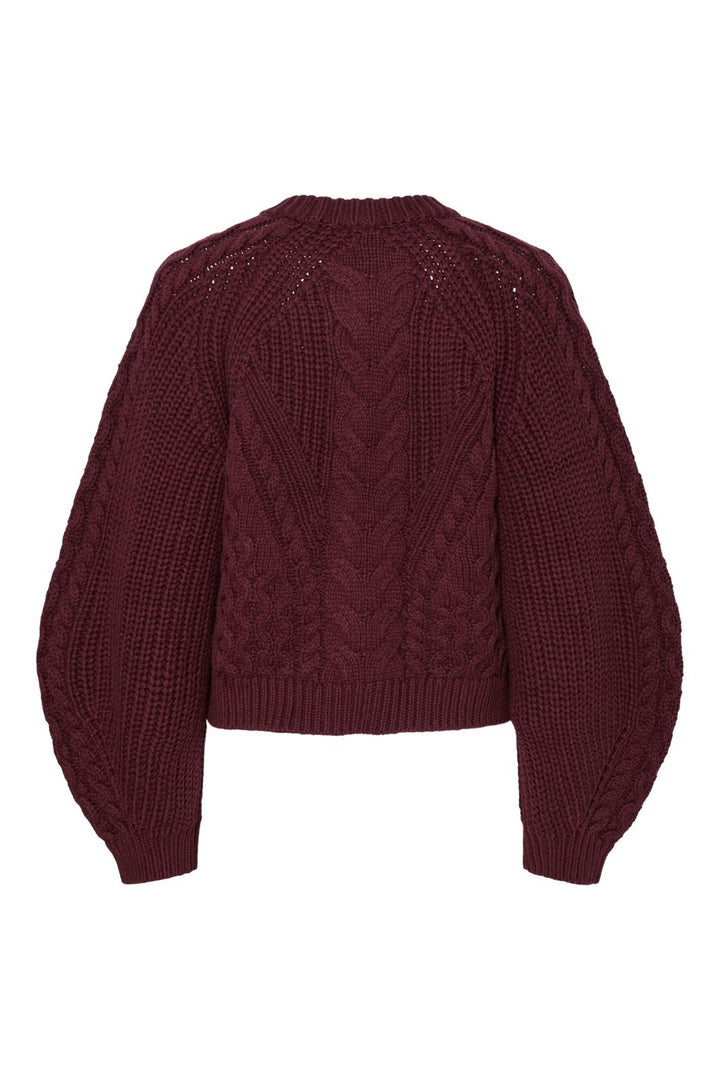 YAS - Yasnansa Ls Knit Pullover - 4853367 Port Royale