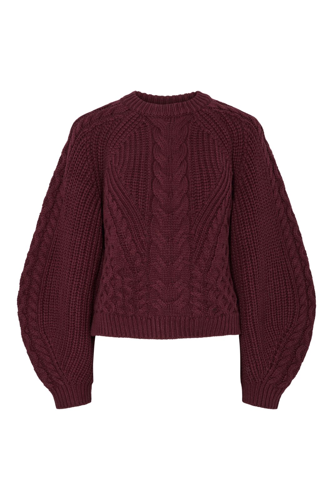 Y.A.S - Yasnansa Ls Knit Pullover - 4853367 Port Royale