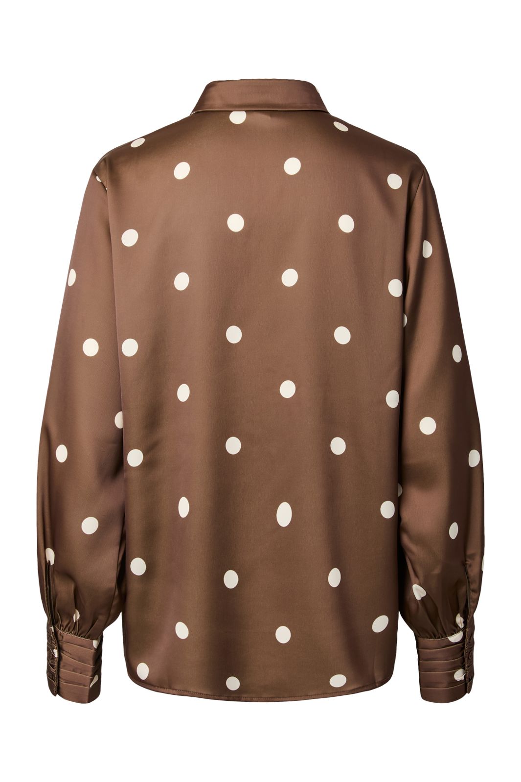 YAS - Yaspella Ls Shirt - 5084722 Pinecone Ecru Dots