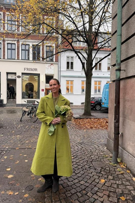 YAS - Yasroyla Ls Wool Blend Long Coat - 5099573 Cardamom Seed Frakker 