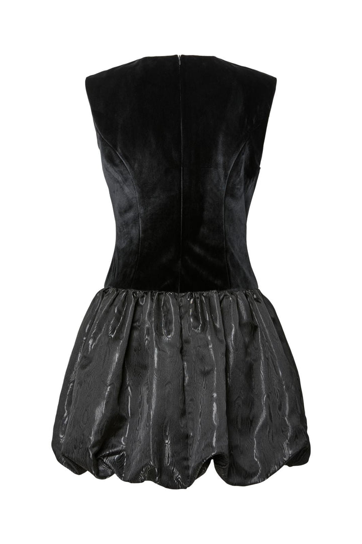 YAS - Yassarah Sl Bubble Hem Dress Gf - 4933406 Black