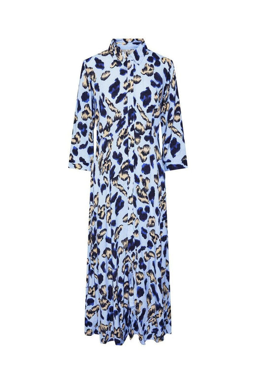 YAS - Yassavanna Long Shirt Dress - 4481807 Clear Sky Liro Print