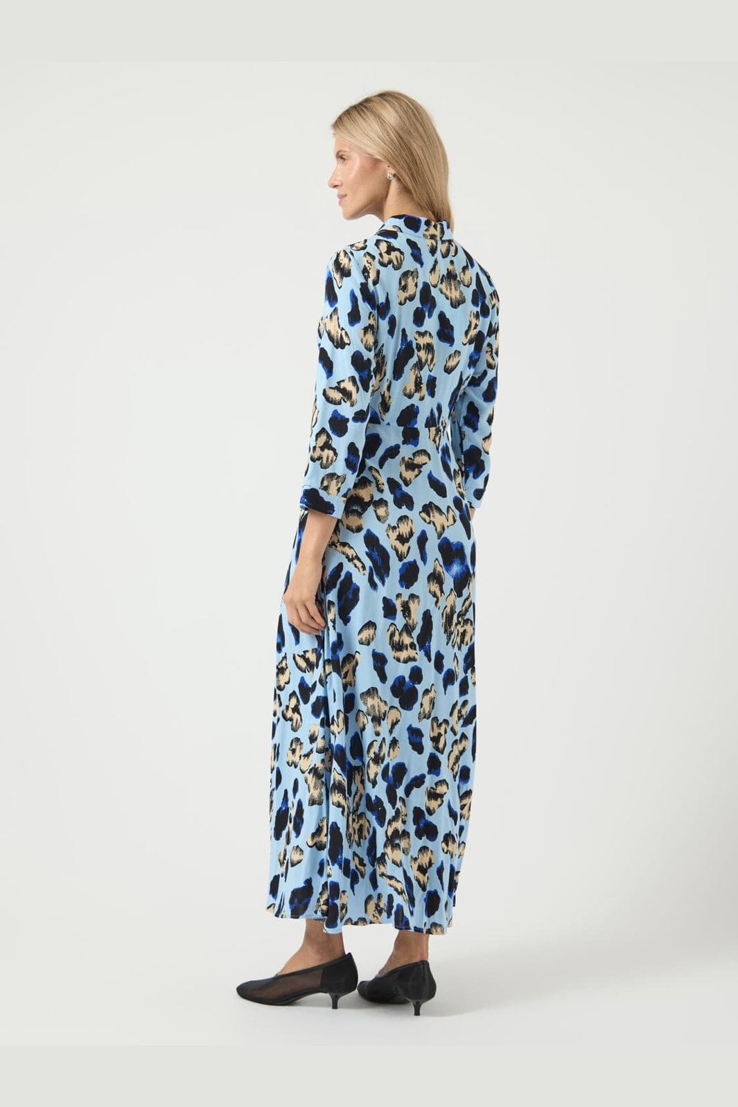 YAS - Yassavanna Long Shirt Dress - 4481807 Clear Sky Liro Print