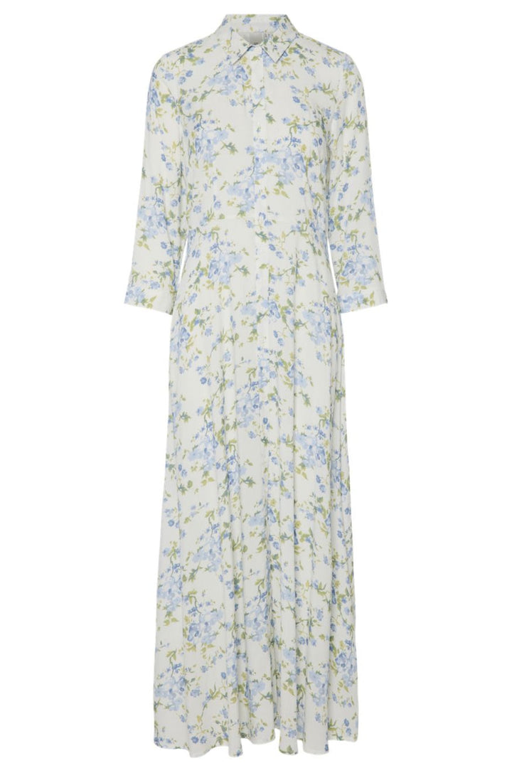 Forhåndsbestilling - Y.A.S - Yassavanna Long Shirt Dress - 4745084 Star White Sumelli