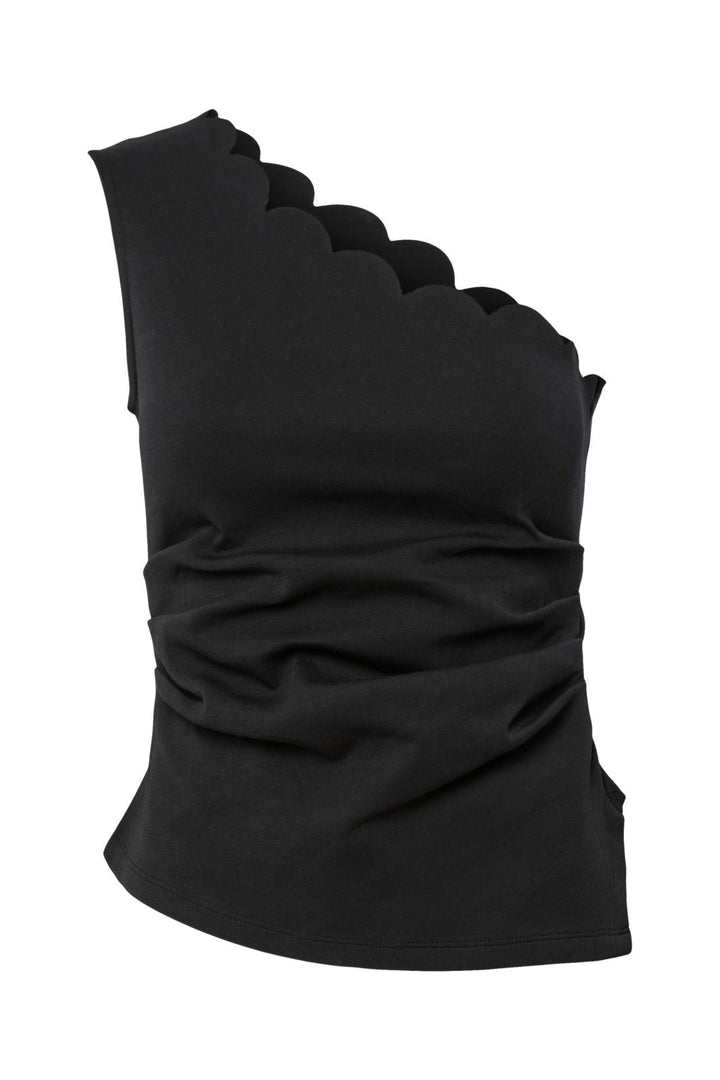 Y.A.S - Yasscallop O/S Top - 4881711 Black