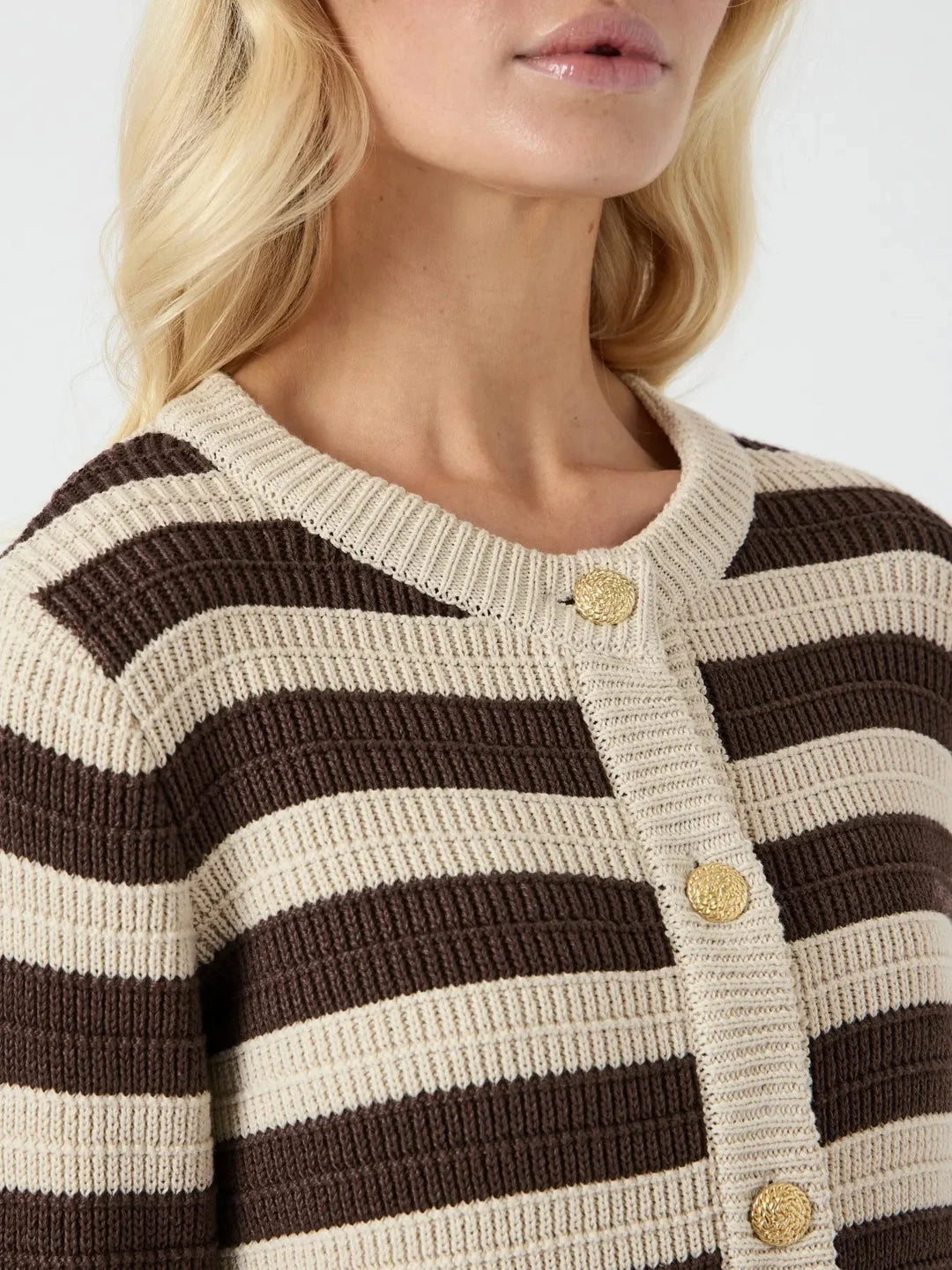 Y.A.S - Yassironi Ls Knit Cardigan - 4961531 Chocolate Brown Cardigans 