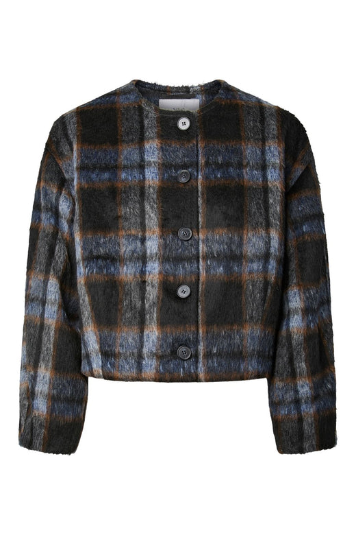 YAS - Yastalino Ls Wool Blend Jacket - 5141752 Black Check