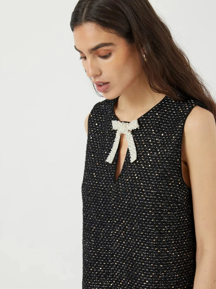 Y.A.S - Yasunida Sl Tweed Dress - 4845986 Black Kjoler 