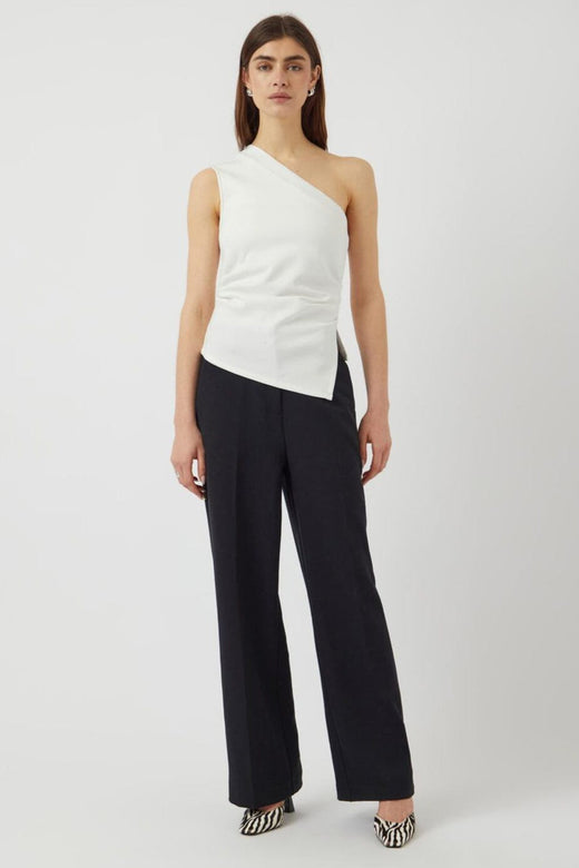 Y.A.S - Yasvenice One Shoulder Top - 4763675 Star White