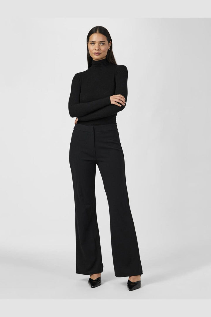 Y.A.S - Yasvictoria Hmw Flared Pant - 4659894 Black