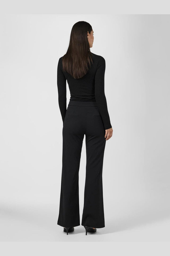 Y.A.S - Yasvictoria Hmw Flared Pant - 4659894 Black
