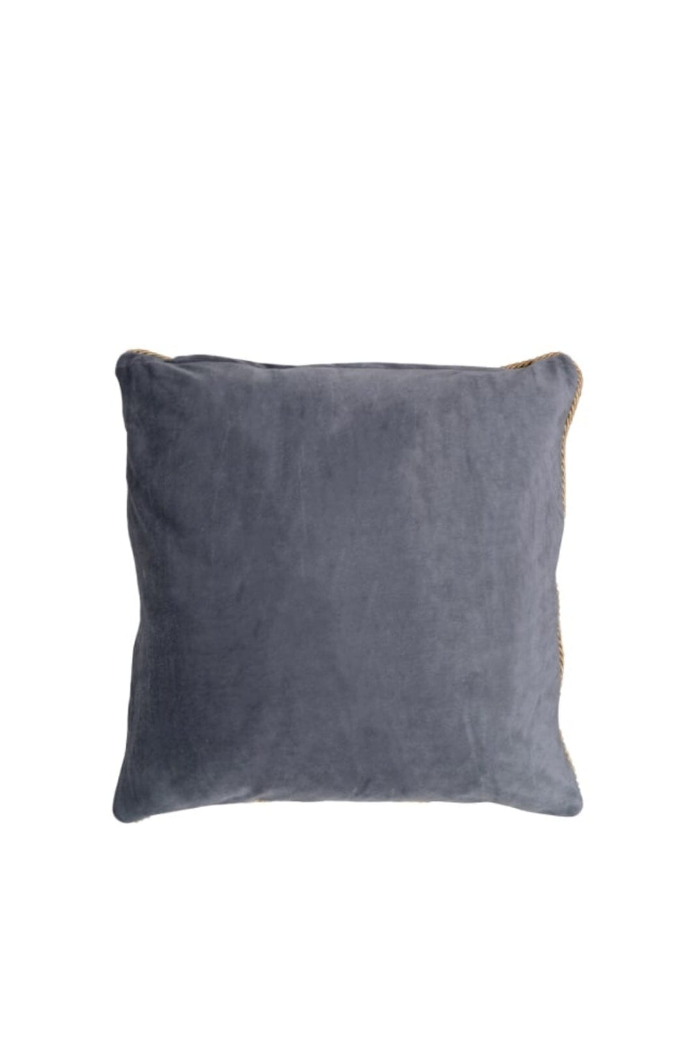 Forudbestilling - Black Colour - Bckatie Velvet Cushion Cover - Grey/Blue Puder 