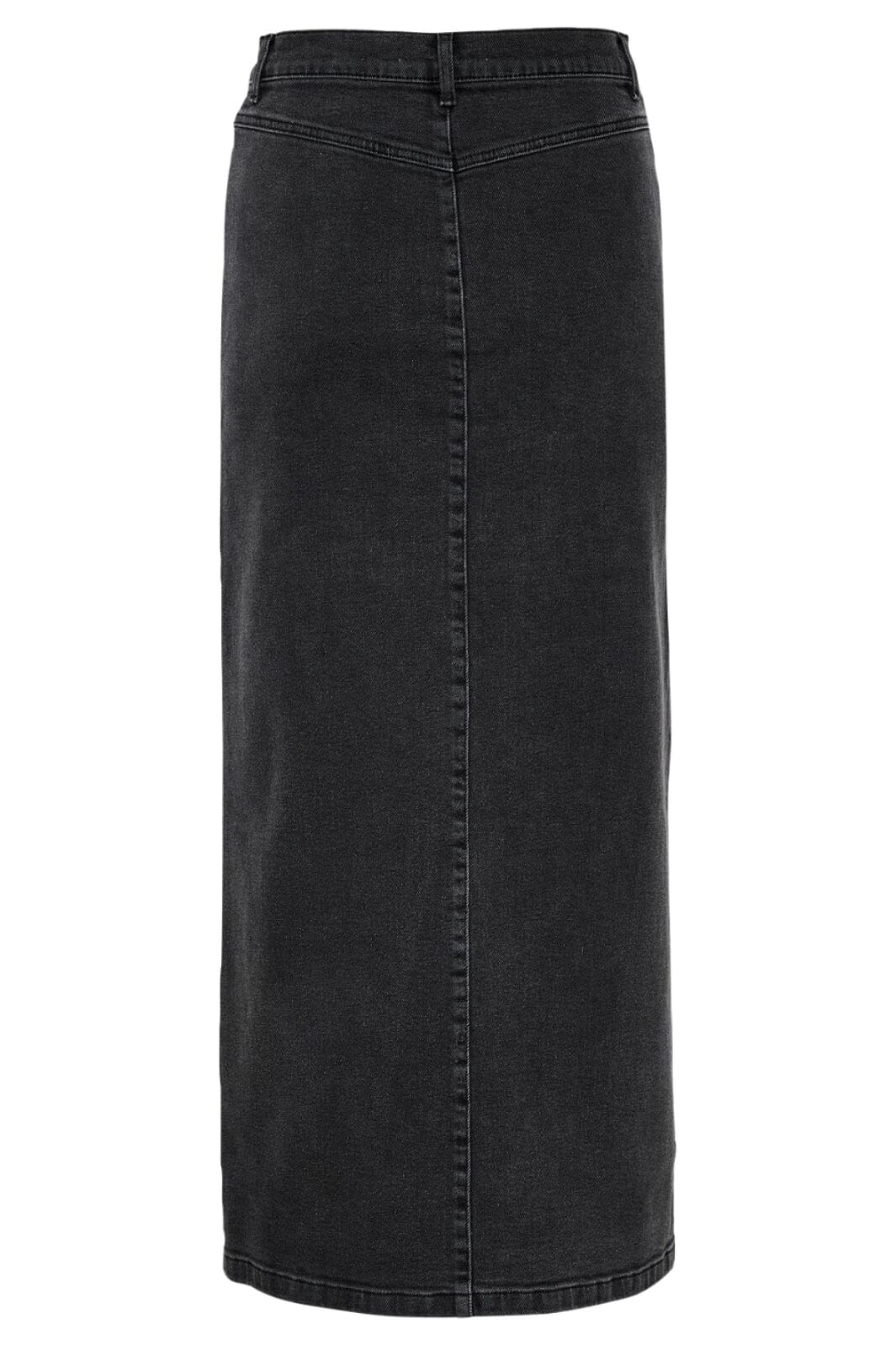 Gestuz - SiwGZ HW long skirt - Washed black Nederdele 
