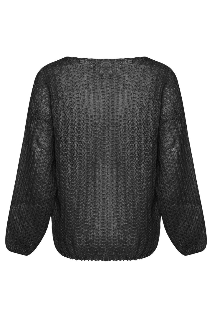 Noella - Joseph Knit Sweater - 004 Black Strikbluser 