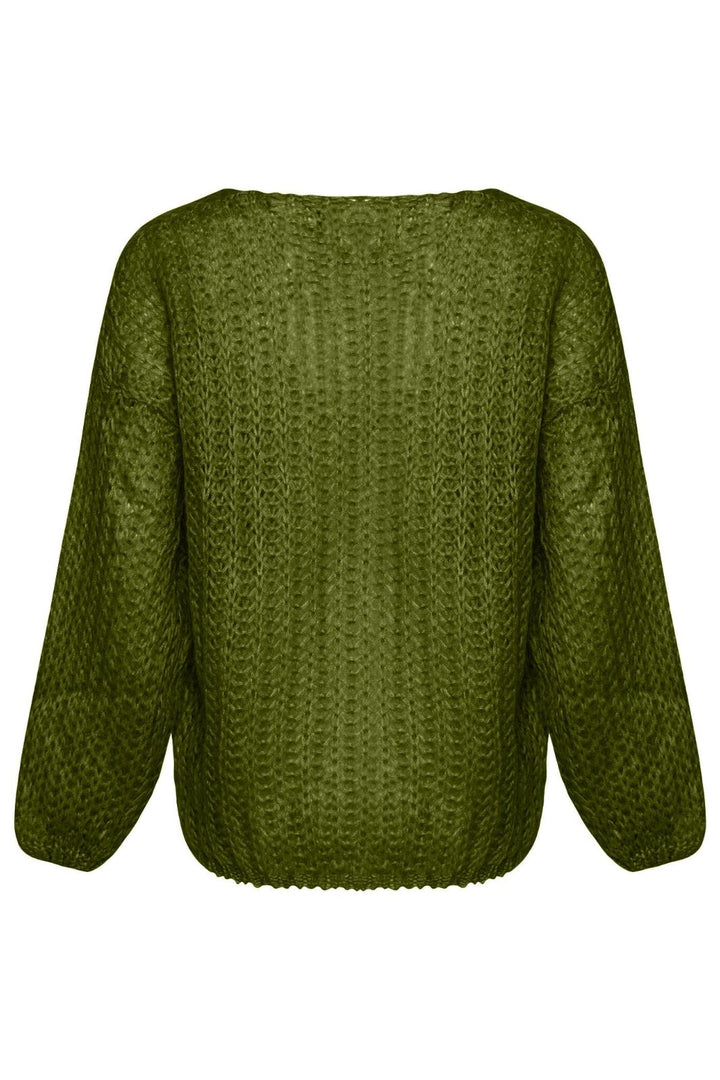 Noella - Joseph Knit Sweater - 010 Army Green Strikbluser 