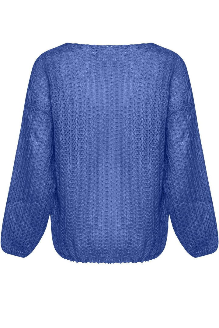 Noella - Joseph Knit Sweater - 535 Royal Blue Strikbluser 