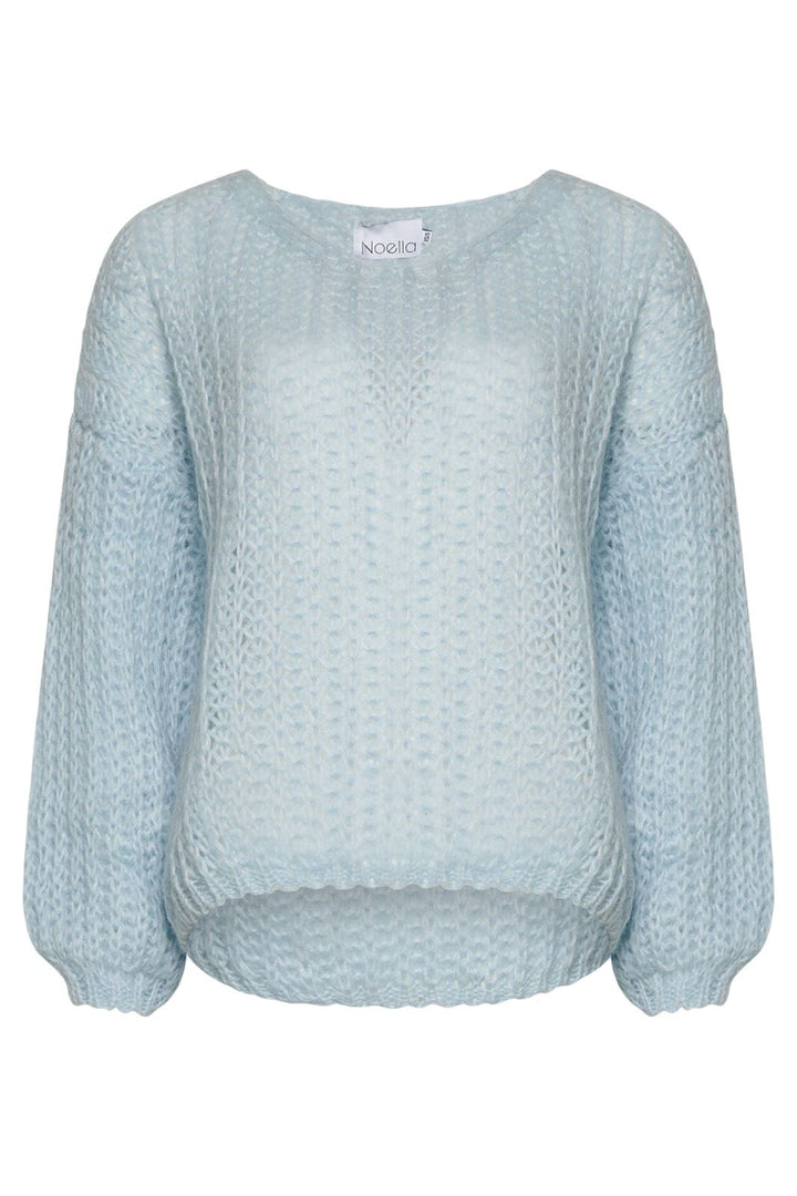 Noella - Joseph Knit Sweater - Light Blue Strikbluser 