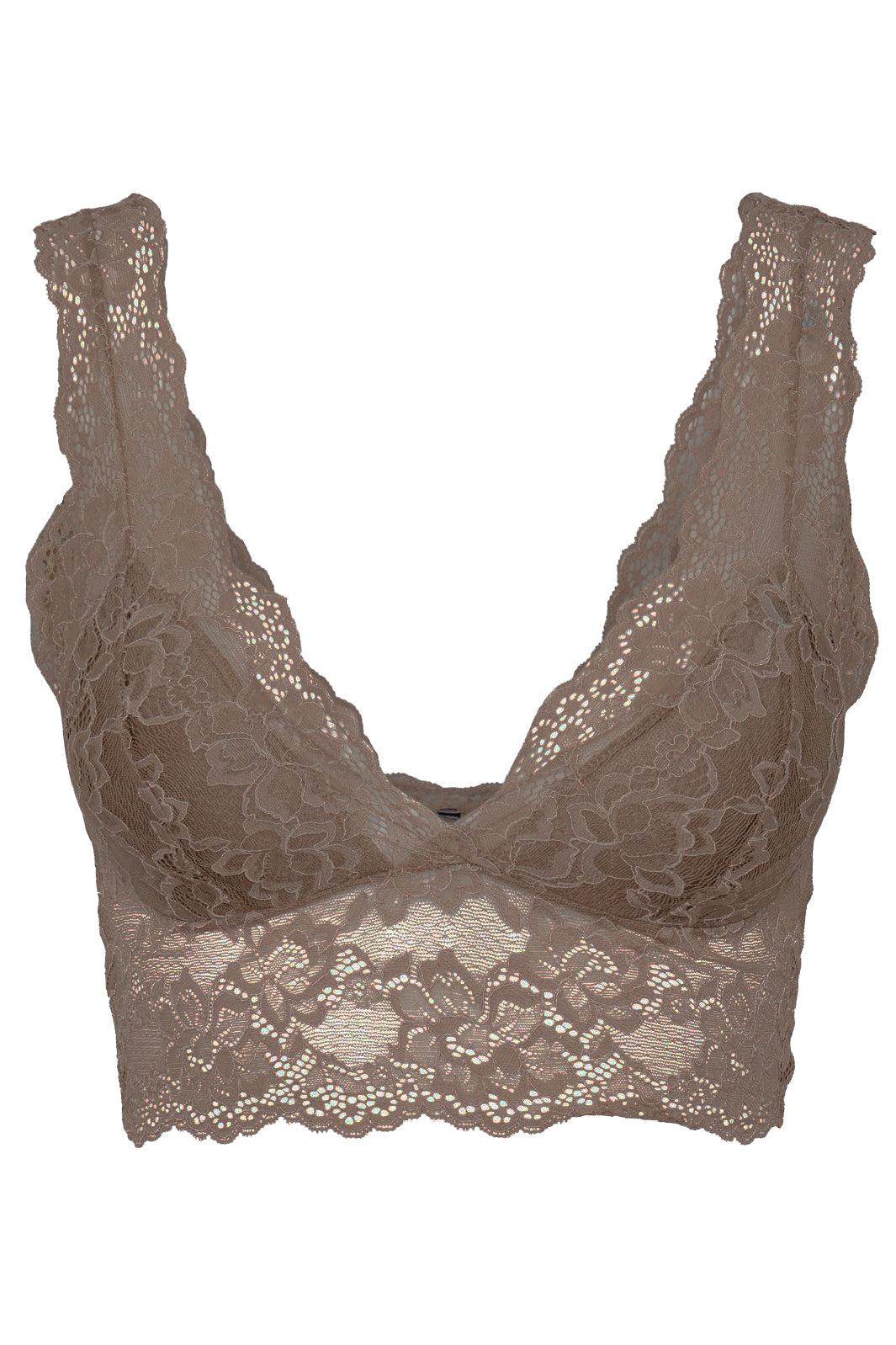 Pieces - PcLina Lace Bra Top - Fossil BH 